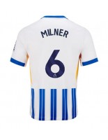 Moške Nogometnih dresov Brighton James Milner #6 Domači 2024-25 Kratki rokavi